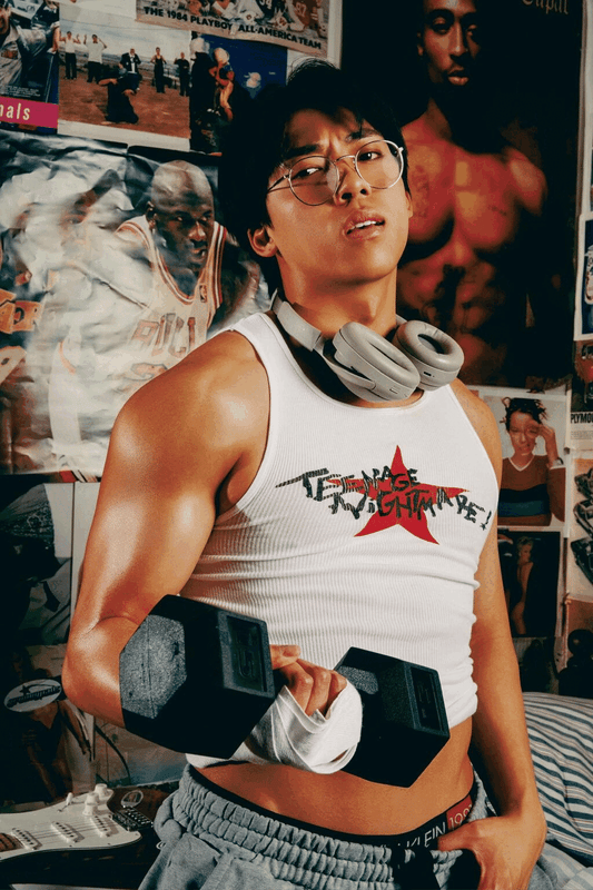 Teenage Nightmare Tank Top White