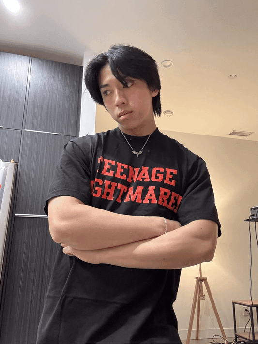 Teenage Nightmare Black Tee