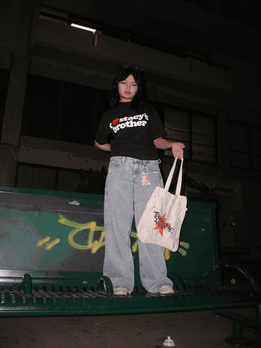 I ❤️ Stacy's Brother Black Tee