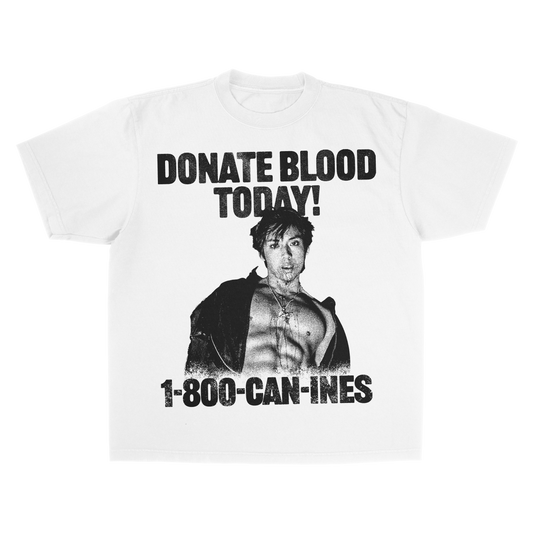1-800-CAN-INES White Tee